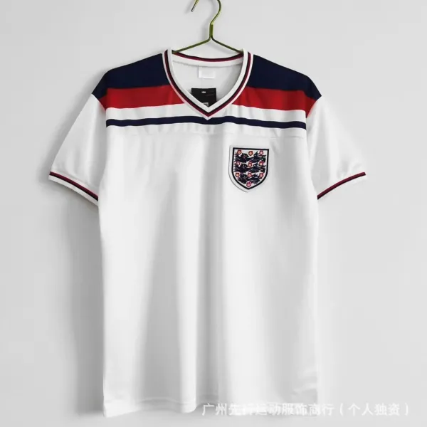 England National Team Retro Jersey White/Red/Navy Jersey - 1