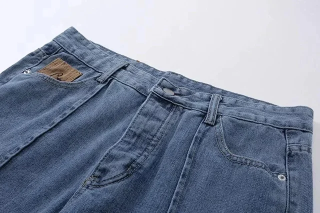 Unbranded Jeans Crescent Moon and Star Embroidered Denim product detail image 7