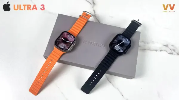 Apple Watch Series 9 Silver Aluminum with White Sport Band Smartwatch - 3