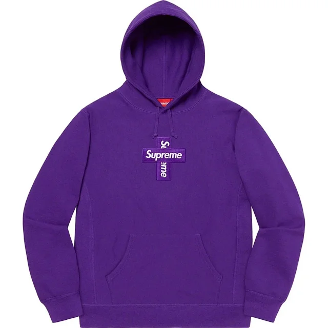 Supreme Hoodies & Sweatshirts Cross Box Logo Hooded Sweatshirt product detail image 2