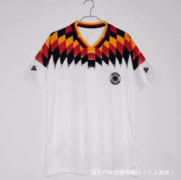 Adidas Germany 1990 Home Jersey White/Black/Red/Yellow - 1