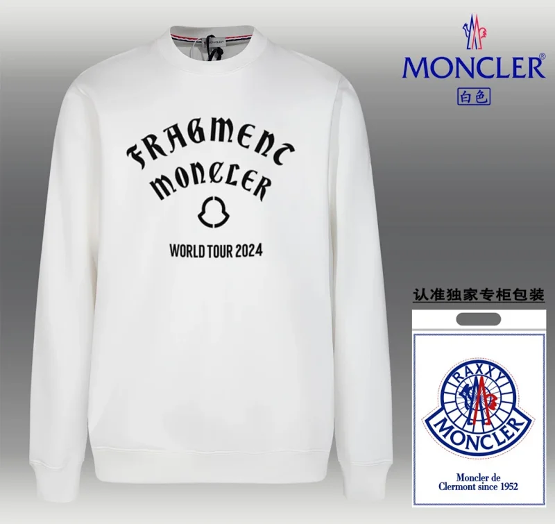 Moncler Hoodies & Sweatshirts Crewneck Logo Sweatshirt — 12