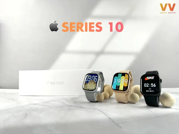 Apple Watch Series 9 Silver Aluminum with White Sport Band Smartwatch - 4