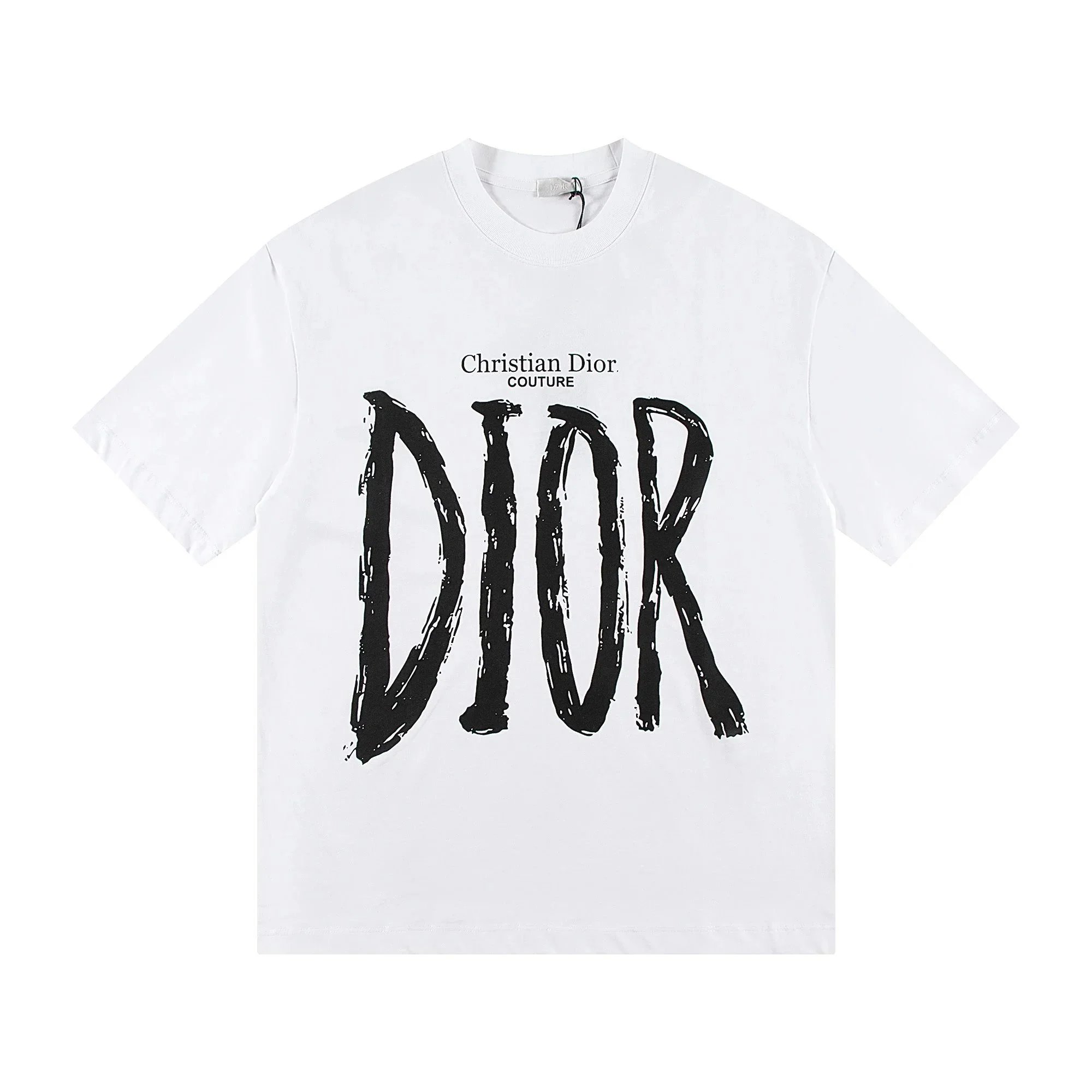 Dior T-Shirts Crew-neck short-sleeve jacquard T-shirt — 19