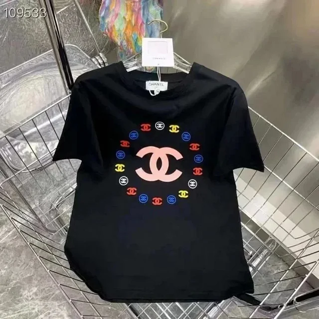 Chanel T-Shirts Logo-print product detail image 3