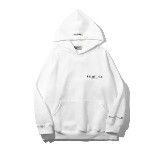Fear of God Essentials Hoodie White - 1