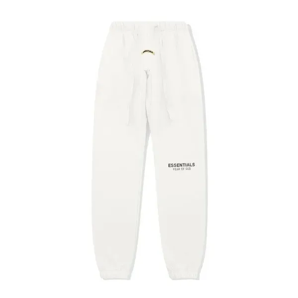 Fear of God Essentials Logo Sweatpants White - 1