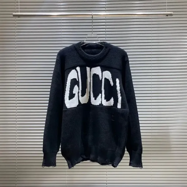 Gucci GG Pattern Knit Sweater Multicolor - 4