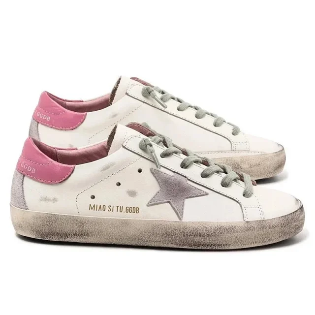 Golden Goose Sneakers Low-top distressed with star appliqué product detail image 4
