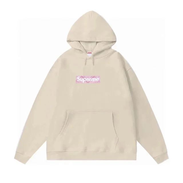 Supreme Hoodies & Sweatshirts Logo Pullover Hoodie with Kangaroo Pocket product detail image 5