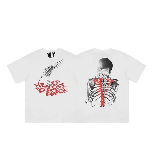 Off-White Never Broken Again Skeleton T-Shirt White - 1