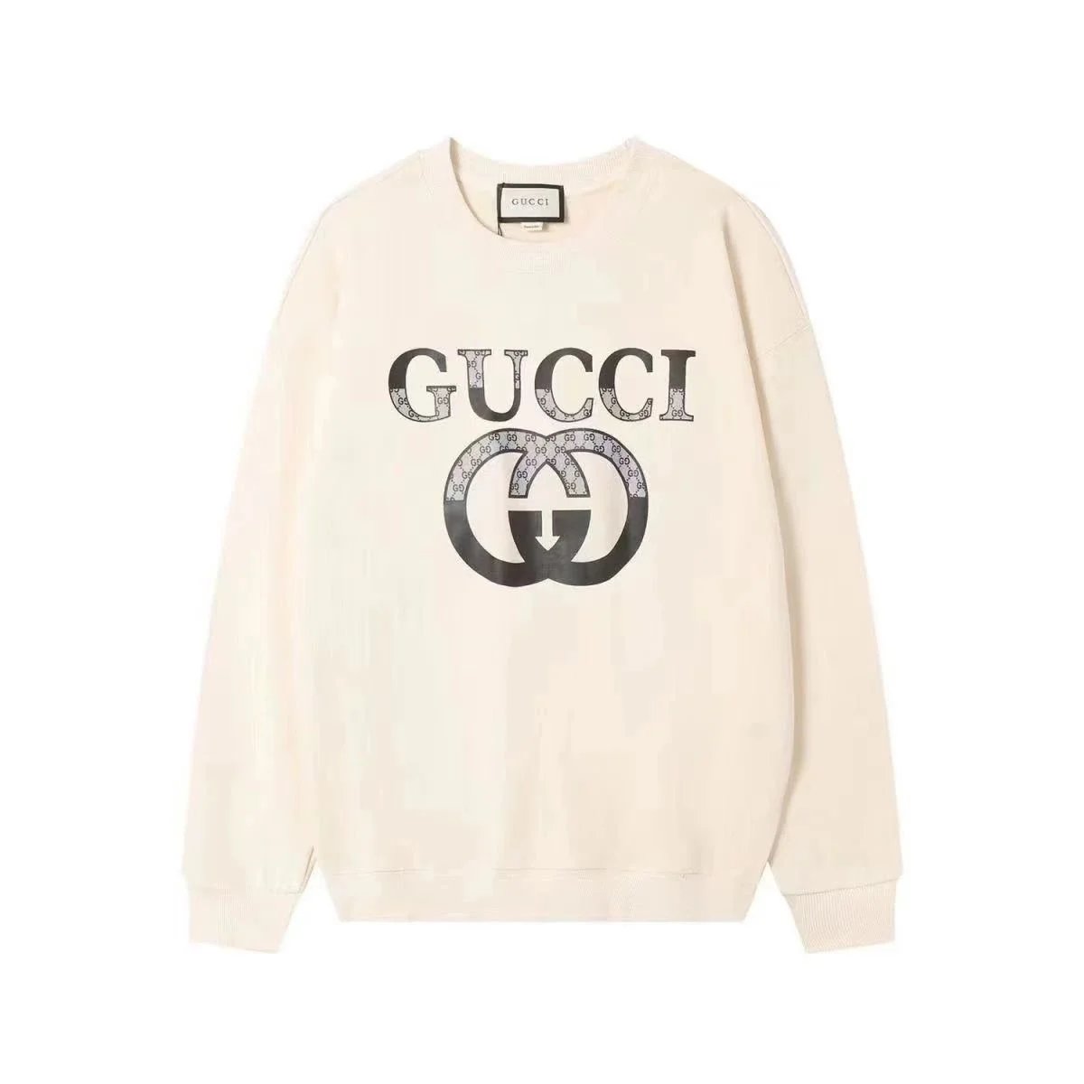 Gucci Knitwear Logo Jacquard Crewneck Sweater — 33