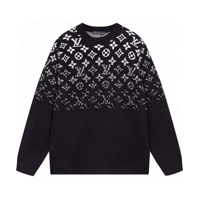 Gucci Knitwear Crewneck Logo Knit Sweater product detail image 8