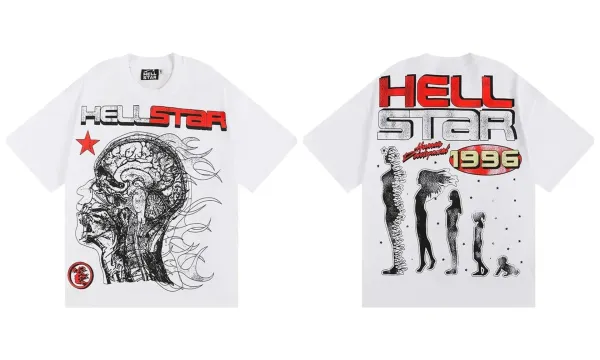 Hellstar Human Development 1996 Graphic T-Shirt White - 1