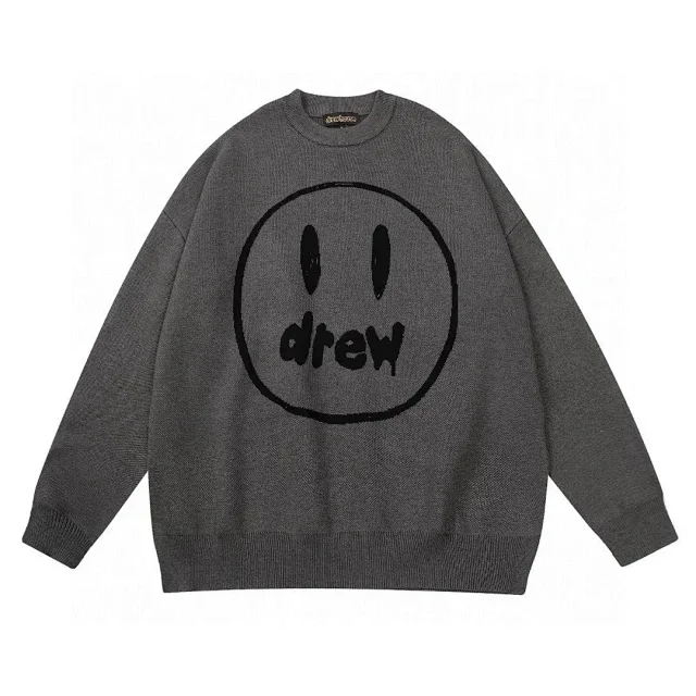 drew house Knitwear Smile Face Crewneck Sweater product detail image 2