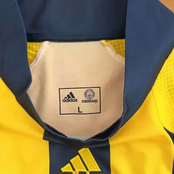 Adidas Fenerbahçe 2007 Centenary Home Jersey Navy Yellow - 3