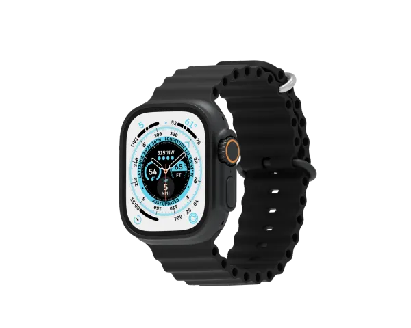 Apple Watch Ultra 2 Black Modular Sport Band Smartwatch - 1