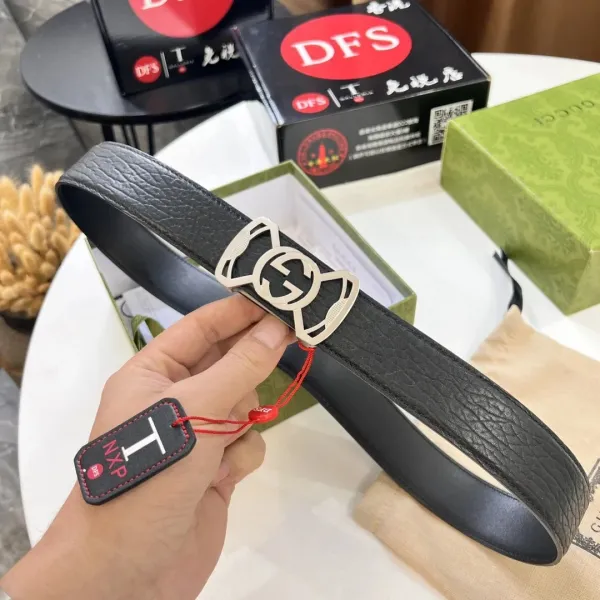 Gucci GG Marmont Leather Belt Black - 1