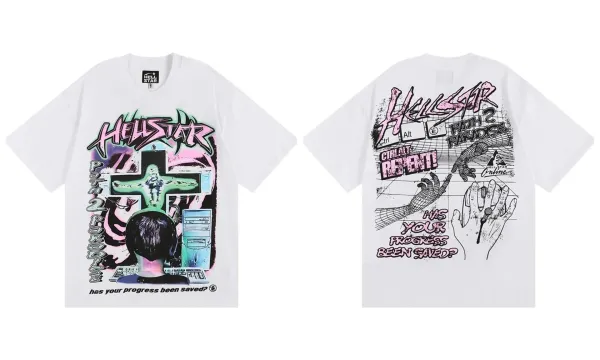 Hellstar Path 2 Paradise Multicolor Graphic T-Shirt - 1