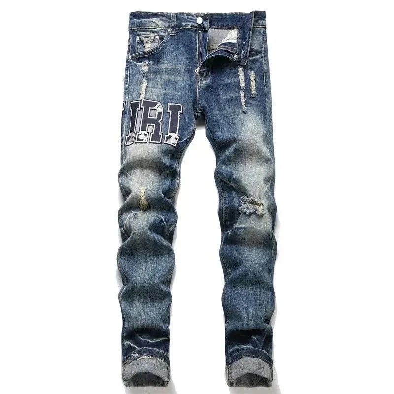 AMIRI Jeans Distressed Graphic — 10