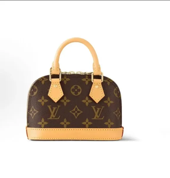 Louis Vuitton Alma Mini Monogram Brown Handbag - 1