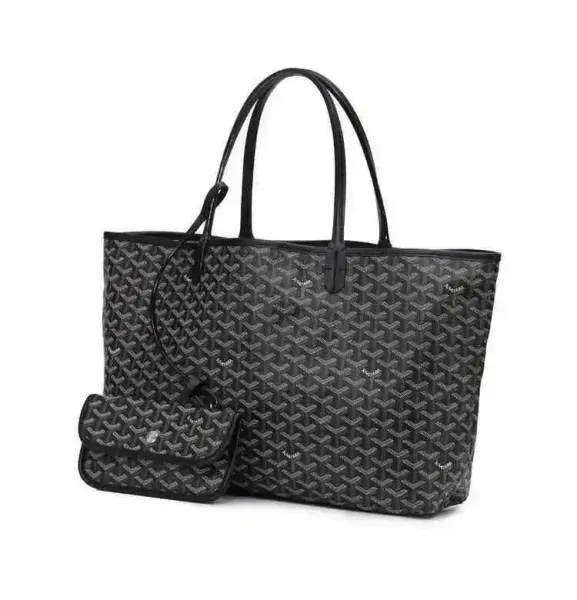 Goyard Saint Louis Tote in Light Blue with Pouch - 7