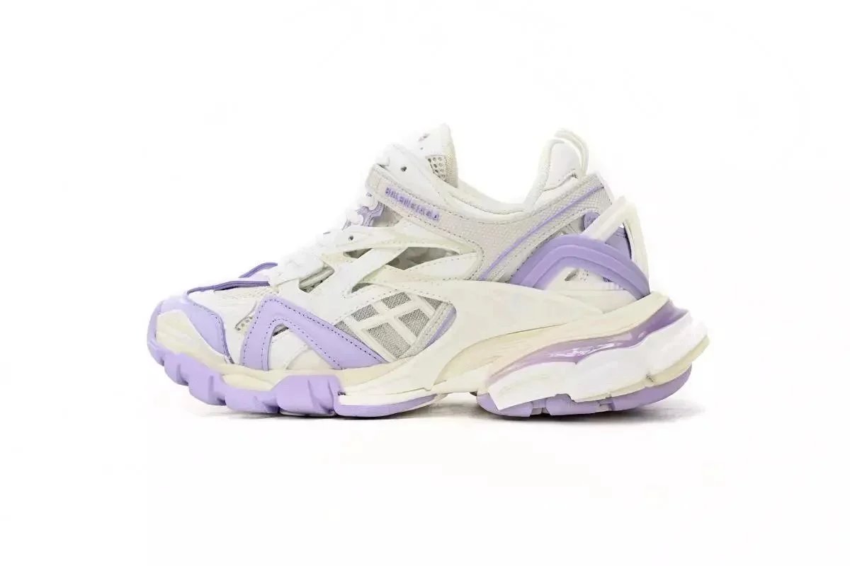 Balenciaga Sneakers Track — White and Purple