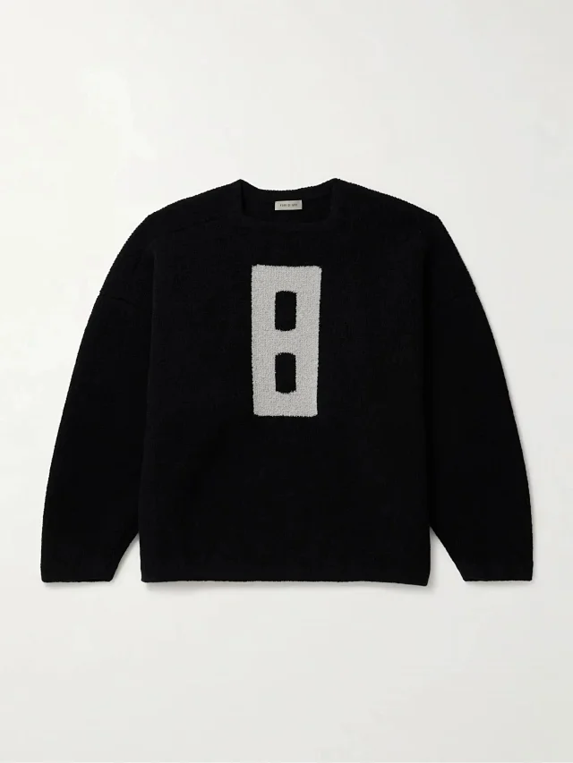 drew house Knitwear Smile Face Crewneck Sweater product detail image 9