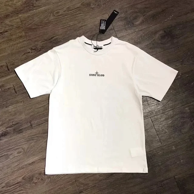 Stone Island T-Shirts 04YHH41 compass-logo short-sleeve T-shirt product detail image 9