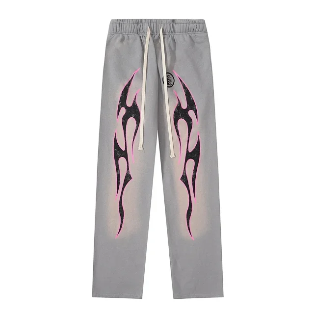 Unbranded Trousers Drawstring with tribal flame graphics product detail image 8
