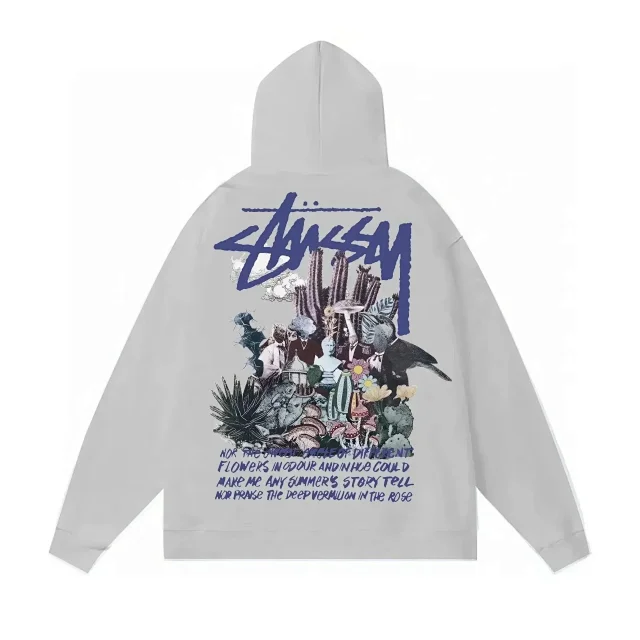 Stüssy Hoodies & Sweatshirts Pullover Hoodie with Dice and 8-Ball Graphics product detail image 4
