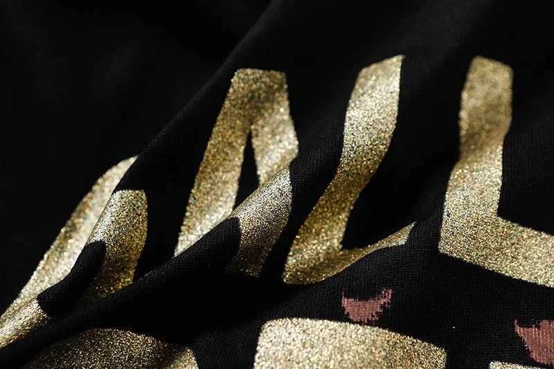 Lanvin Floral-Print Logo Black T-Shirt - 12