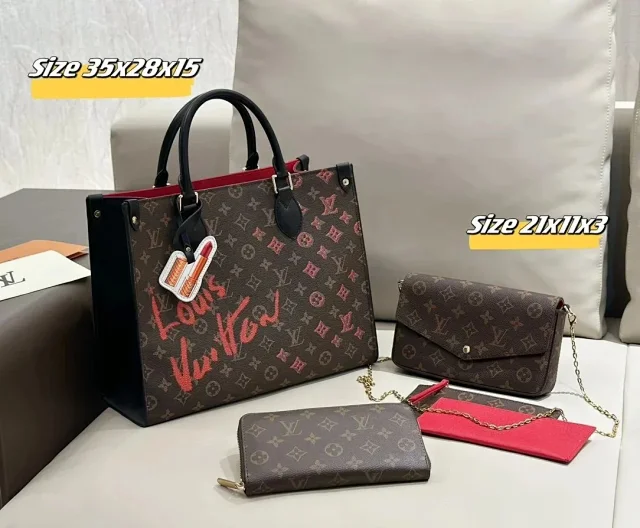 Louis Vuitton Handbags Multi-Piece Embossed Monogram Handbag Set product detail image 5