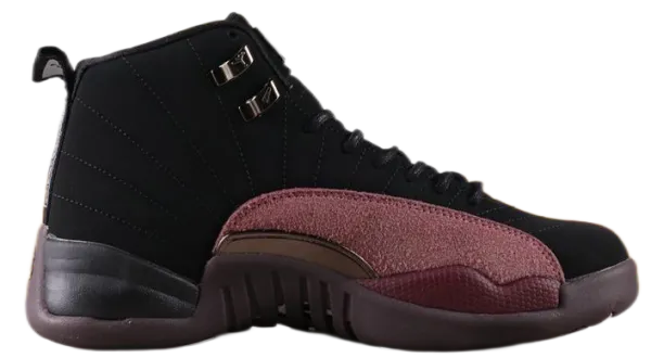 Air Jordan 12 Retro Red Suede Sneakers - 10