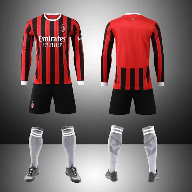 Real Madrid Football Jerseys Long-sleeve kit with shorts and socks product detail image 8