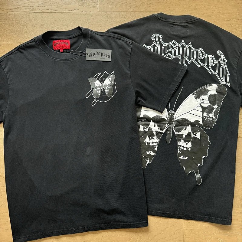 Godspeed T-Shirts Graphic short-sleeve T-shirt — 1026 washed black