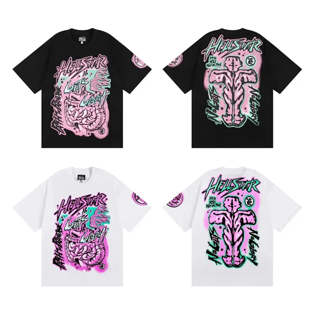 Hellstar T-Shirts Graphic Short-Sleeve Crewneck product detail image 9