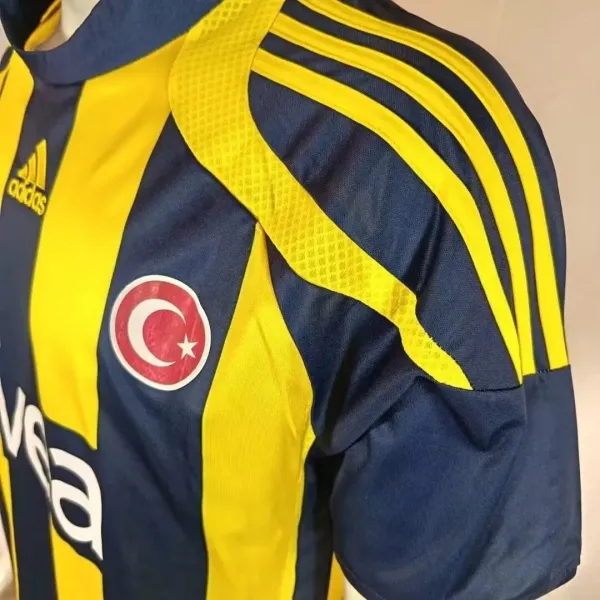 Adidas Fenerbahçe 2007 Centenary Home Jersey Navy Yellow - 6