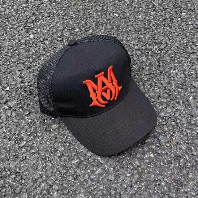AMIRI Hats Mesh Trucker Cap with Embroidered Logo product detail image 2