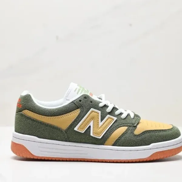 New Balance 550 Olive Yellow Sneakers - 1