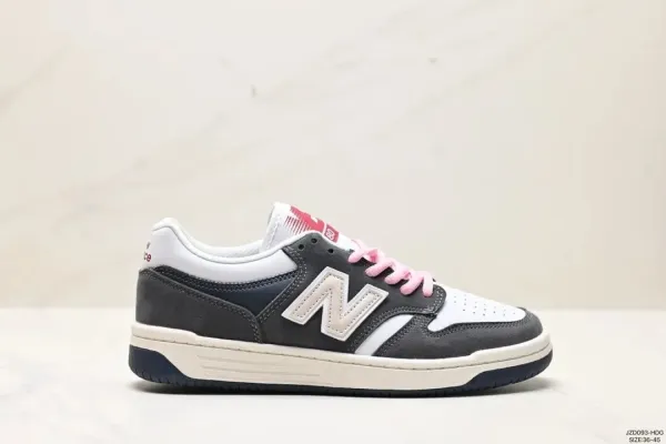 New Balance 550 Black Gray White Sneakers - 3