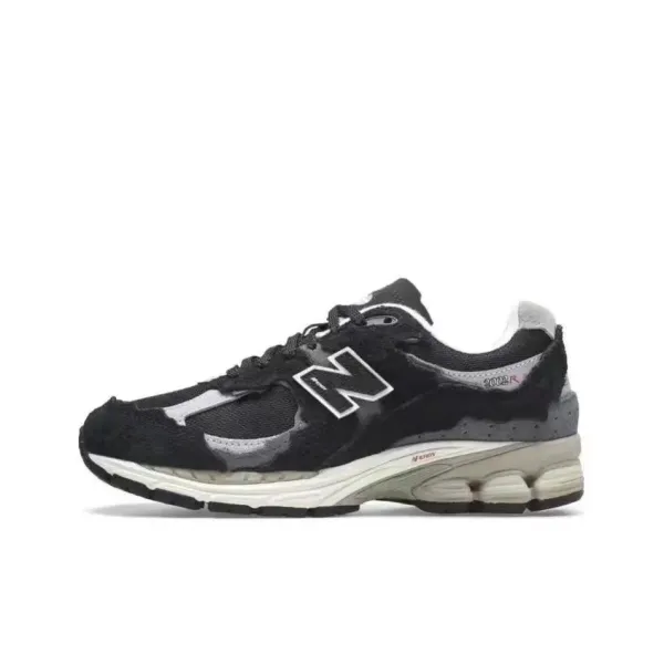 New Balance 2002R Black Gray Sneakers - 1