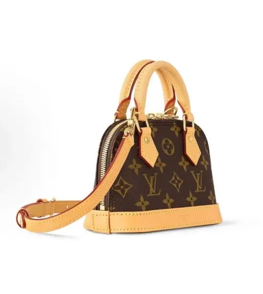 Louis Vuitton Alma Mini Monogram Brown Handbag - 2