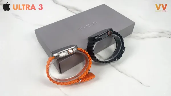 Apple Watch Series 9 Silver Aluminum with White Sport Band Smartwatch - 6
