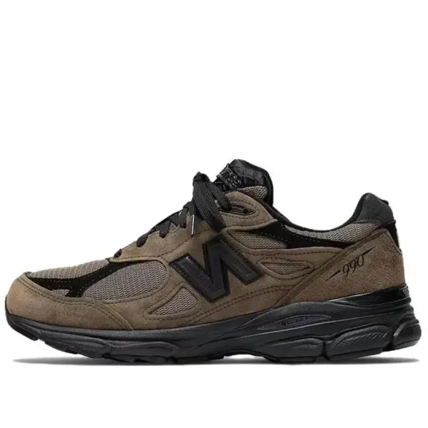 New Balance 990v3 Olive Brown Sneakers - 1