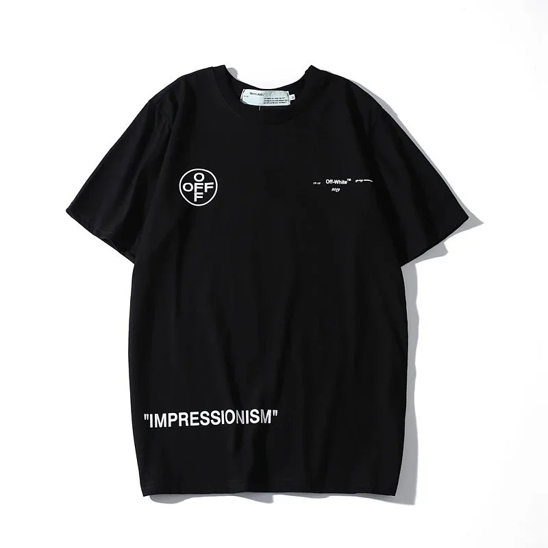 Off-White Arrow Print T-Shirt Black and White - 24