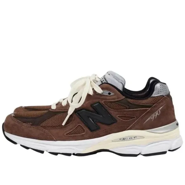 New Balance 990v3 Olive Green Running Shoes - 7
