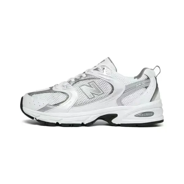 New Balance 530 White Silver Sneakers - 1
