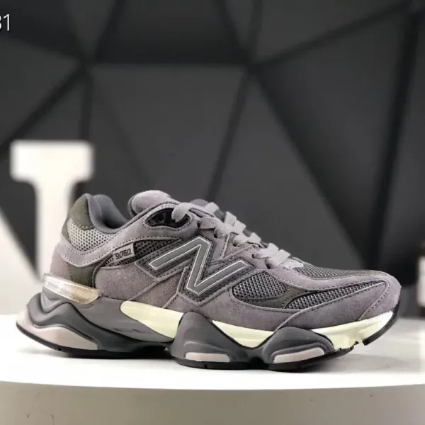 New Balance 9060 Gray Chunky Sneakers - 1