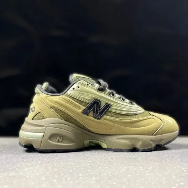 New Balance 9060 Olive Green Chunky Sneakers - 1